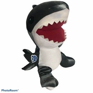 Build A Bear Shark Week 30th Anniversary 2018 Plush Stuffed Animal 15" Grey